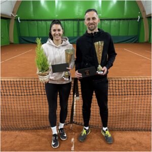 Kat. Mikst Open I miejsce Kasia Nowak oraz Leszek Wrzesień 